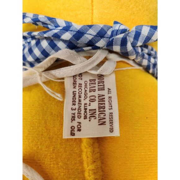NORTH AMERICAN BEAR COMPANY CLARA BEARTON Yellow and Blue Bear #A86 - Picture 5 of 10